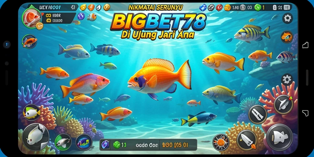 Gameplay seru Tembak Ikan di BIGBET78