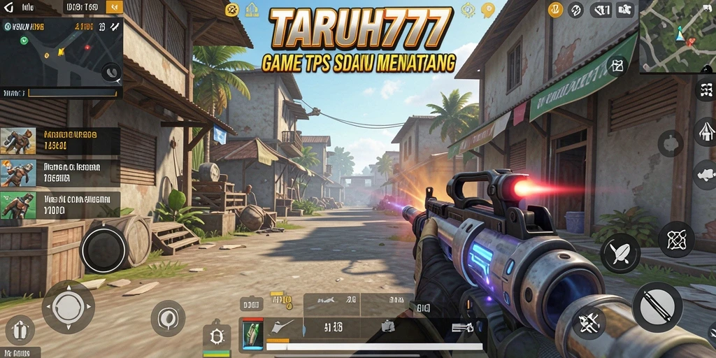 Tampilan gameplay TARUH777 dengan aksi menegangkan.